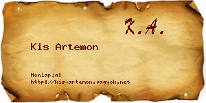 Kis Artemon névjegykártya